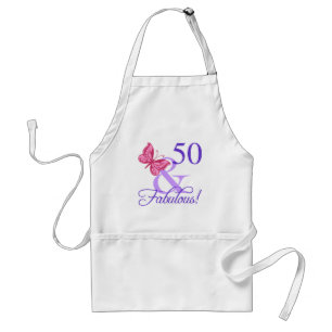 Fantastische 50e verjaardag voor vrouwen standaard schort