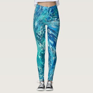 Fantastische Abstracte golf Leggings