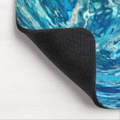 Fantastische abstracte golf muismat (Hoek)