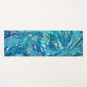 Fantastische Abstracte golf Yogamat (Voorkant (horizontaal))