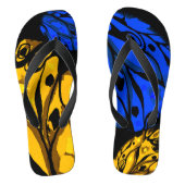 Fantastische abstracte vlinderTeenslippers Teenslippers (Voetbed)