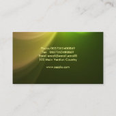 Fantastische abstractie visitekaartje ontwerp (Achterkant)