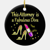 FANTASTISCHE ADVOCAAT DIVA DESIGN KERAMISCH ORNAMENT (Achterkant)