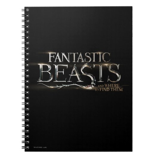 FANTASTISCHE BEASTEN EN WAAR ZE KUNNEN WORDEN VAST NOTITIEBOEK (Voorkant)