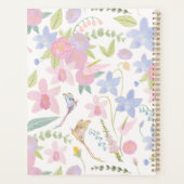 Fantastische Bloem Vlinder Planner (Achterkant)