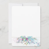 Fantastische Bloemen Uitnodiging (Achterkant)