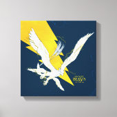 Fantastische borsten Thunderbird Canvas Afdruk (Voorkant)