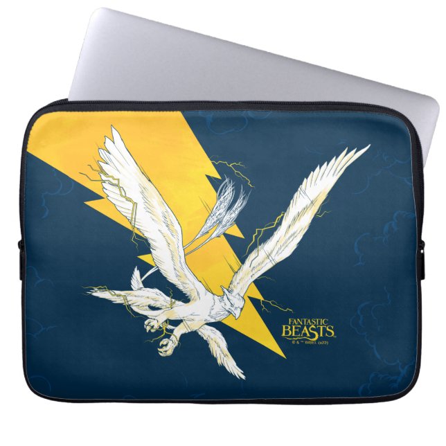 Fantastische borsten Thunderbird Laptop Sleeve (Voorkant)