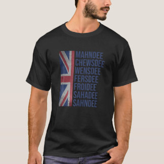 Fantastische Britse vlag Cockney maakt melding van T-shirt