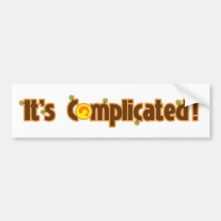Fantastische Contraptie: Het is gecompliceerd Bumpersticker