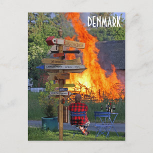 Fantastische Deense ansichtkaart! Briefkaart