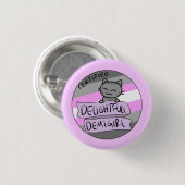 Fantastische Demigirl Ronde Button 3,2 Cm (Voorkant /achterkant)