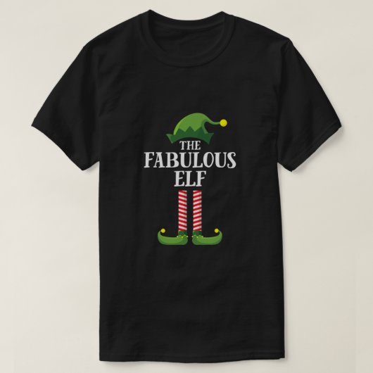 Fantastische Elf Matching Family-kerstfeest T-shirt (Design voorkant)