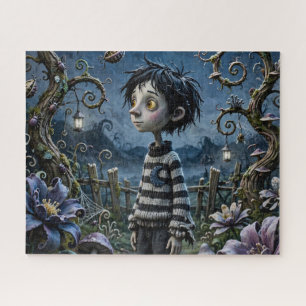 Fantastische Fantasie Puzzel Schattig Donker Woud