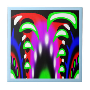 Fantastische fontein tegeltje