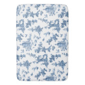 Fantastische fonteinen en bomen in toile-Blue Badmat (Voorkant Verticaal)