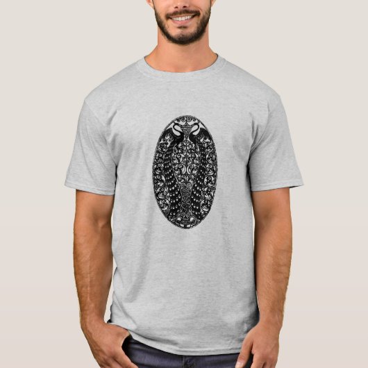 Fantastische Franse Peacocks T-shirt (Voorkant)