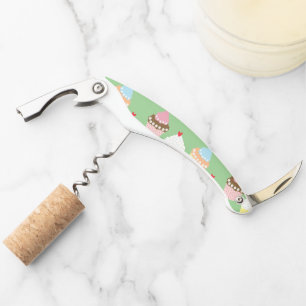 Fantastische gedecorreerde vogelkoekjes kurkentrekker