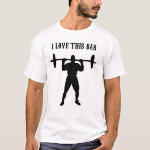 Fantastische gereedheid voor bodybuilder Ik hou va T-shirt
