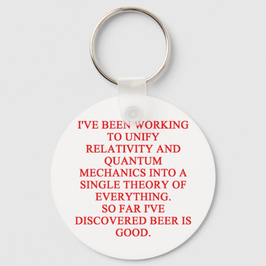 fantastische grappen over phisics sleutelhanger (Voorkant)