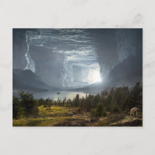 Fantastische grot briefkaart