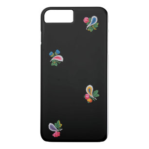 Fantastische heldere bloemen, bladeren en paisleys 	iPhone 8 plus / 7 plus hoesje