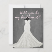 Fantastische jurk | bruidsmeisje kaart (Voorkant)