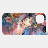 Fantastische kunst in bloemen Case-Mate iPhone case (Achterkant (horizontaal))