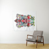 Fantastische kunst simetrisch wandkleed (In Situ (horizontaal))