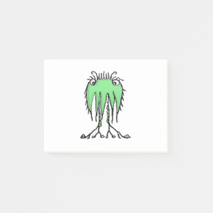 Fantastische leuke buitenaardse tekening post-it® notes