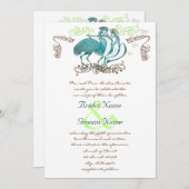 Fantastische liefdesweddenschappen kaart (Voorkant / Achterkant)