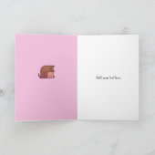 Fantastische Moeder 5" x 7" Vouwbare Wenskaart Kaart (Binnen)