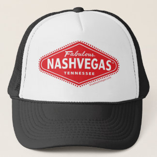 Fantastische NASHVEGAS TM Diamond Logo Trucker Hat Pet