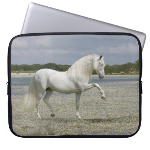 Fantastische paarden: Heer van het meer Laptop Sleeve
