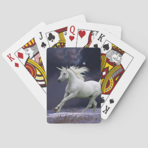 Fantastische paarden: Unicorn Pokerkaarten