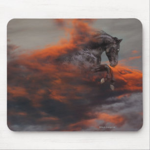 Fantastische paarden: Wolken Muismat