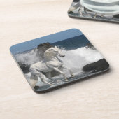 Fantastische paarden: Zuidelijke Zeeen Bier Onderzetter (Linkerzijde)