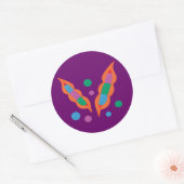 Fantastische Peapods Ronde Sticker (Envelop)