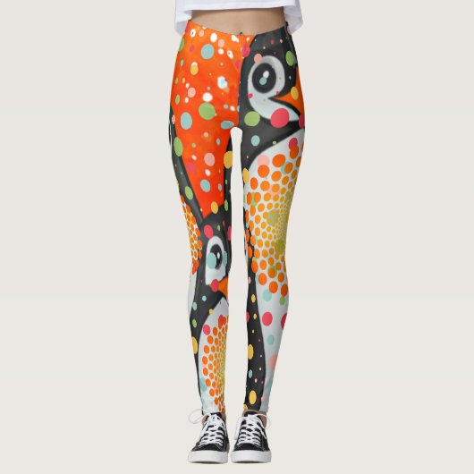 Fantastische pinguïns leggings (Voorkant)