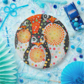 Fantastische pinguïns papieren bordje (Feest)