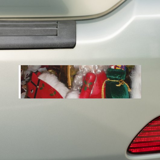 Fantastische prettige kerst, kleurrijke seizoensid bumpersticker (Op auto)