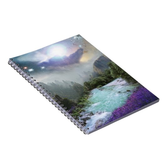 Fantastische Schilderachtig Natuur Notitieboek (Rechterzijde)