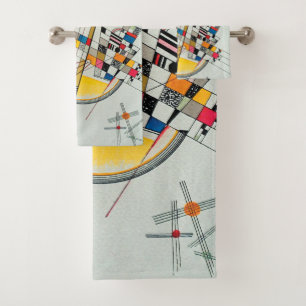 Fantastische spanning van Wassily Kandinsky Bad Handdoek