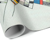 Fantastische spanning van Wassily Kandinsky Cadeaupapier (Rol Hoek)