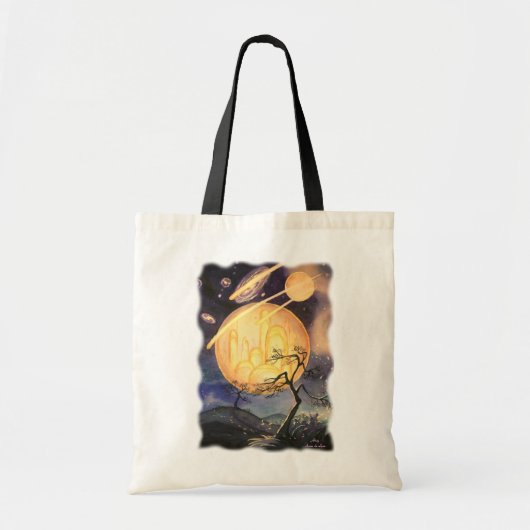 Fantastische stad tote bag (Voorkant)