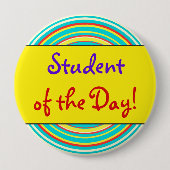 Fantastische "Student van de Dag!" Button (Voorkant)