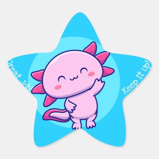 Fantastische taak Kawaii Star-Sticker Ster Sticker (Voorkant)