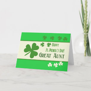Fantastische tante Happy St. Patrick's Day Kaart