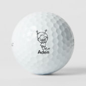 Fantastische vader Son Golf Gift Golfballen (Voorkant)