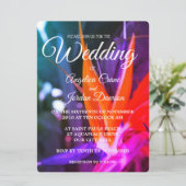 Fantastische vogel van het paradijselijk huwelijk kaart (Staand voorkant)